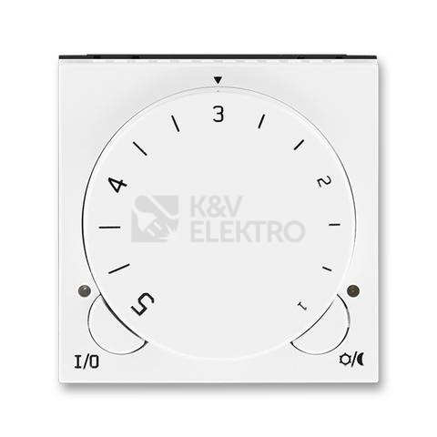 Obrázek produktu ABB Levit termostat otočný 3292H-A10101 03 bílá/bílá 0